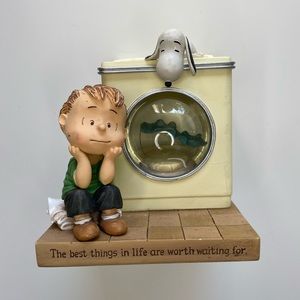 💯Antique Linus and Snoopy Collectable Figurine!